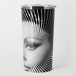 Op Art Sophia Loren Travel Mug