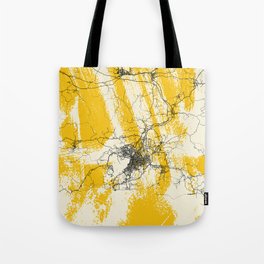 Santiago de Cuba - Cuban City Map Tote Bag