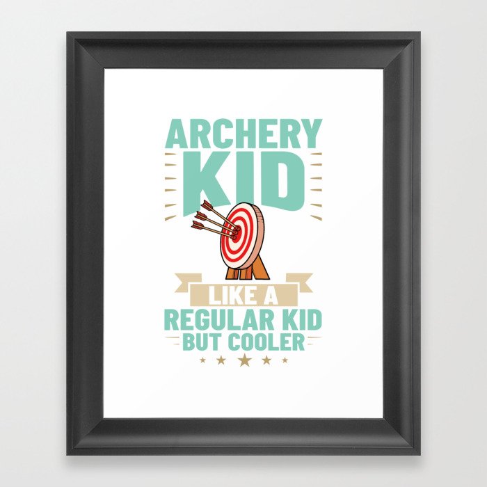 Archery Bows Arrows Deer Hunting Archer Framed Art Print