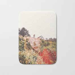 Face in the Hill | Double Exposure | PNW Bath Mat