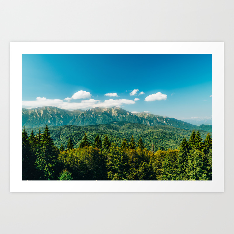 Carpathian Mountains Landscape Summer Landscape Transylvania