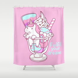 Unicorn Parfait Shower Curtain