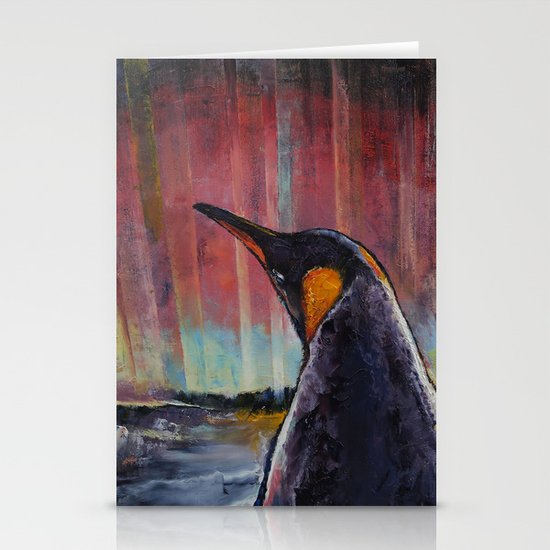 Aurora Penguin Stationery Cards