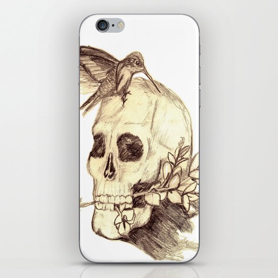 flying away with the time iPhone & iPod Skin