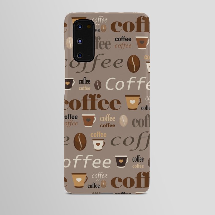 Pattern for Caffeine Coffee Lover Android Case