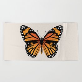 Monarch Butterfly | Vintage Butterfly | Beach Towel