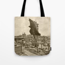 Godzilla King of Monsters Ohio 1903 Tote Bag