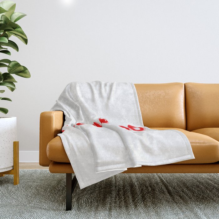 "#HOLLYWOOD" Cute Design. Buy Now Throw Blanket