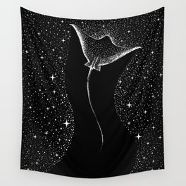 Star Collector (Black Version) Wall Tapestry