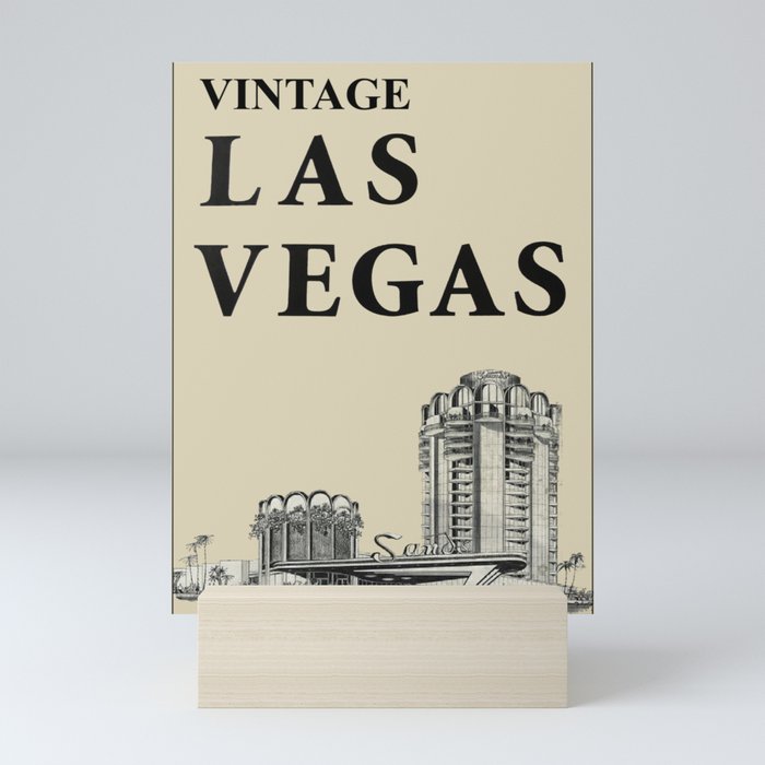 Vintage Vegas Mini Art Print
