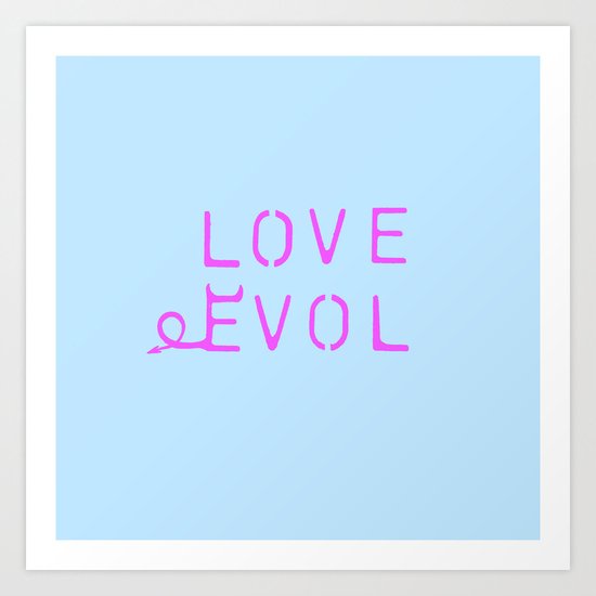 Loves Nature Art Print