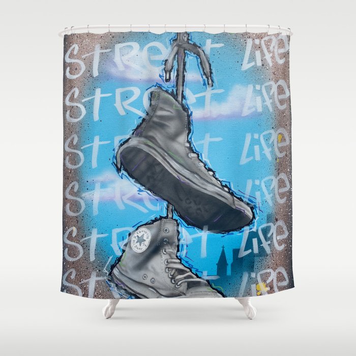 Street Life Shower Curtain