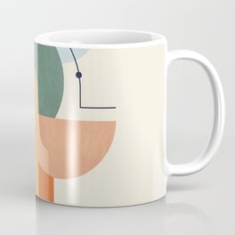 Geometric Color Play 01 Coffee Mug | Illustration, Pattern, Minimalist, Shape, Circle, Abstract, Geometric, Shapes, Line, Home 