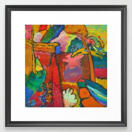 Wassily Kandinsky, New colors Framed Art Print