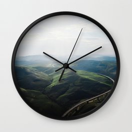 Italian Green Landscape Wall Clock