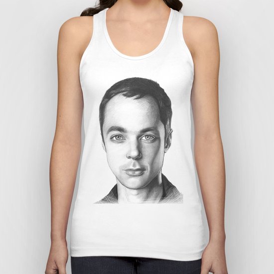 Sheldon Cooper BBT Portrait Unisex Tank Top