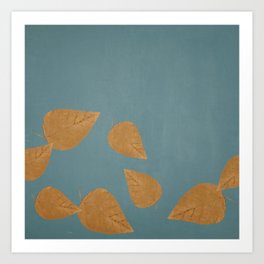 Falling Leaves Art Print