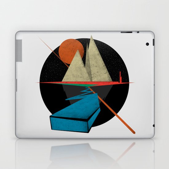 Mountain & Stars Laptop & iPad Skin