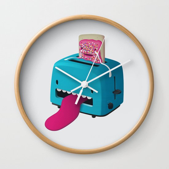 Pop Tart Wall Clock