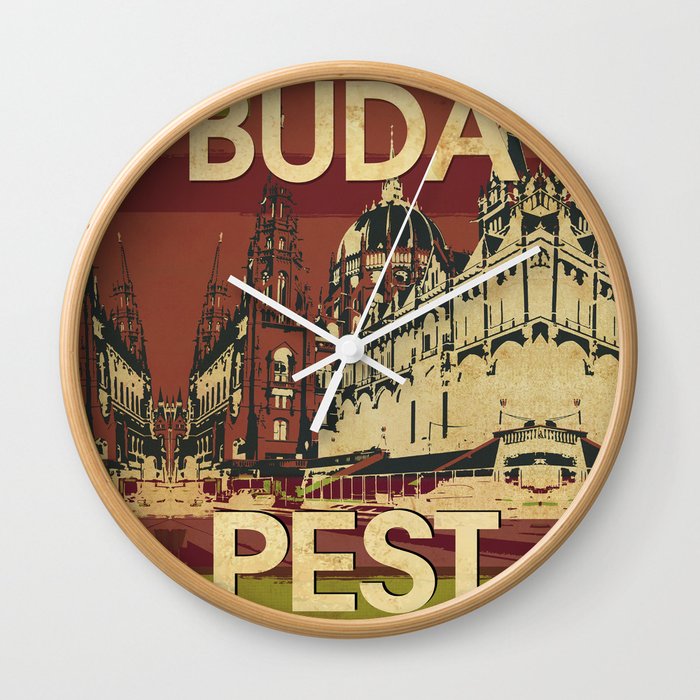 BUDA & PEST Wall Clock