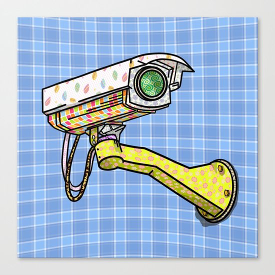 Security Camera Canvas Print