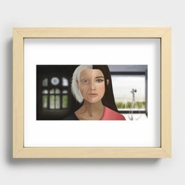 What is Unseen is Eternal Recessed Framed Print