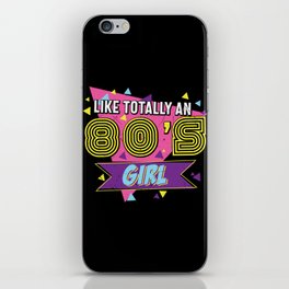 Disco queen 80s aesthetic shirts and gifts iPhone Skin