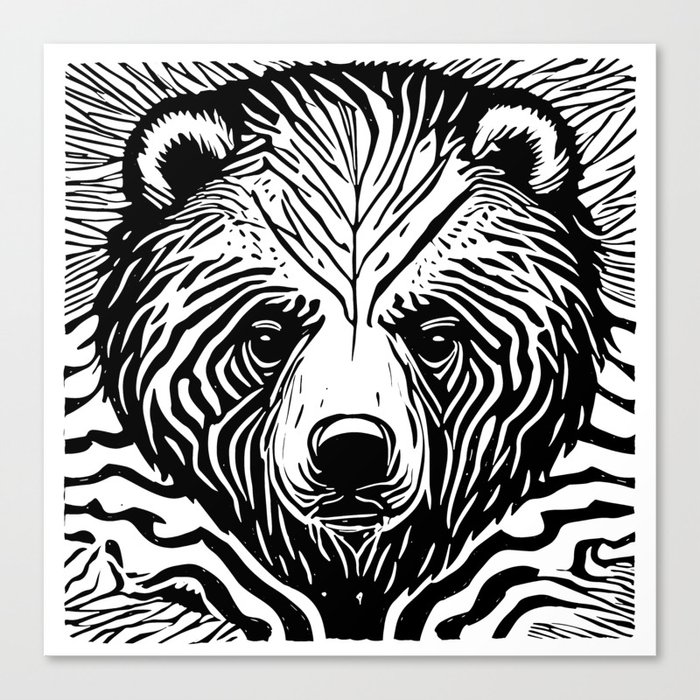 Grizzly Canvas Print