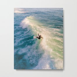 California Surfing Metal Print | Local, Actionsports, Actionshot, Surfmove, California, Unique, Sandiego, Ocean, Beachhouse, Photo 