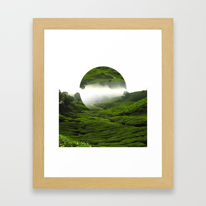 Green Haven Framed Art Print