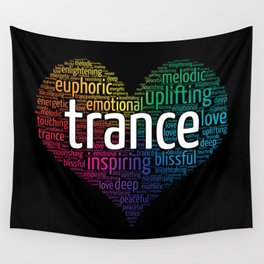 Trance Love Wall Tapestry