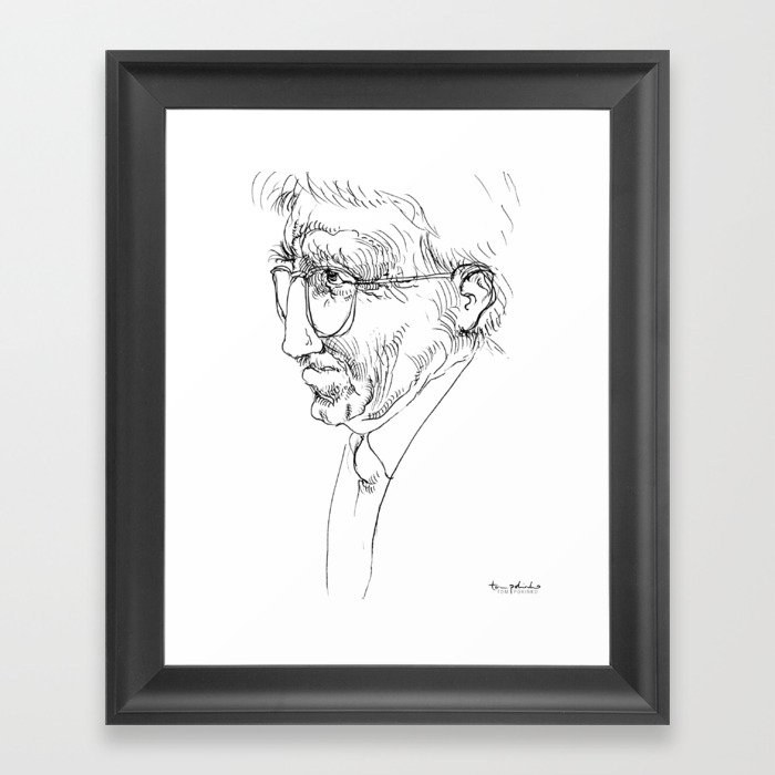 Jurgen Habermas (philosopher) Framed Art Print