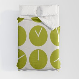 Minimal clock collection 14 Duvet Cover