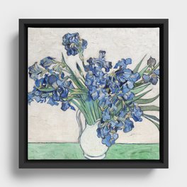 Vincent Van Gogh Irises (1890) Framed Canvas