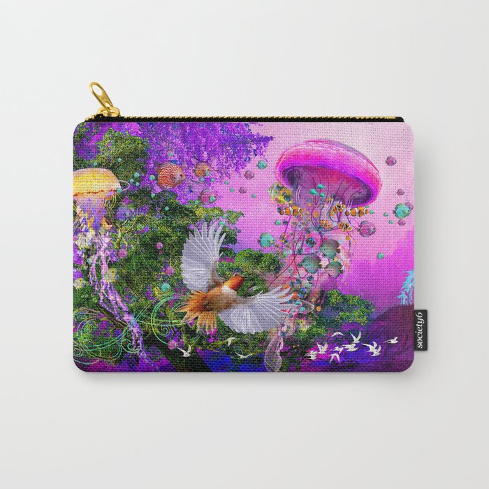 Jellyfish World Carry-All Pouch