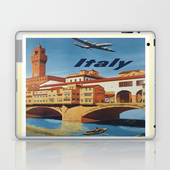 Travel Italy - Vintage Poster Laptop & iPad Skin