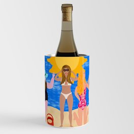 Women Summer Beach Party Wine Chiller