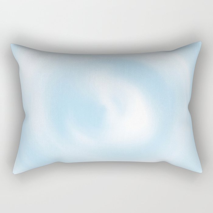 Soft Blue Rectangular Pillow