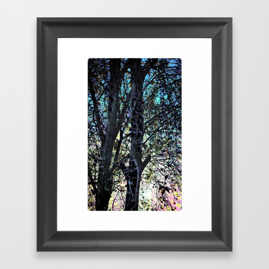 Love tree Framed Art Print