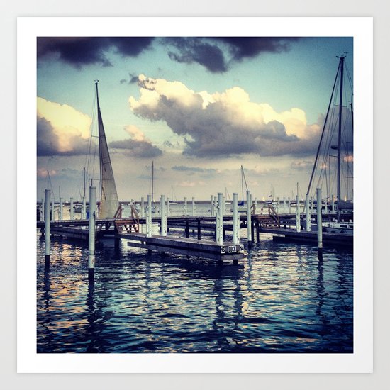 Chicago Harbor Art Print