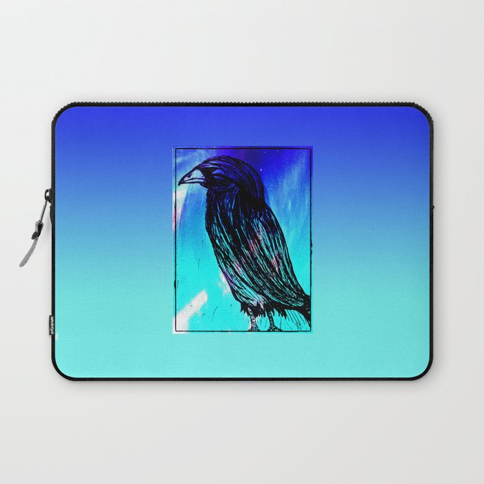 Crow at night Laptop Sleeve