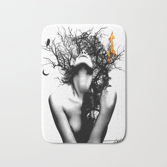 WISDOM AND FIRE Bath Mat
