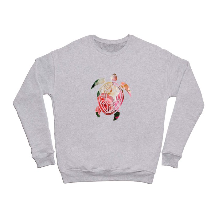 Floral turtle Crewneck Sweatshirt