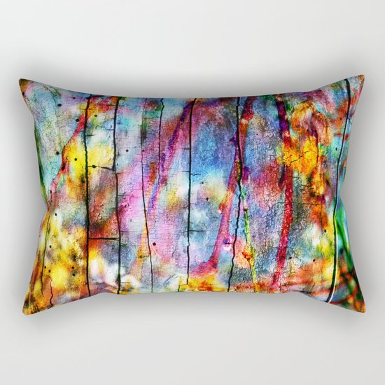 Colorful Symphony of Spring Rectangular Pillow