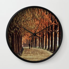 Beautiful autumn scenery Wall Clock