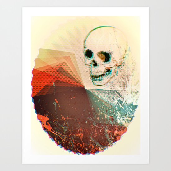 death comes unexpectedly Art Print