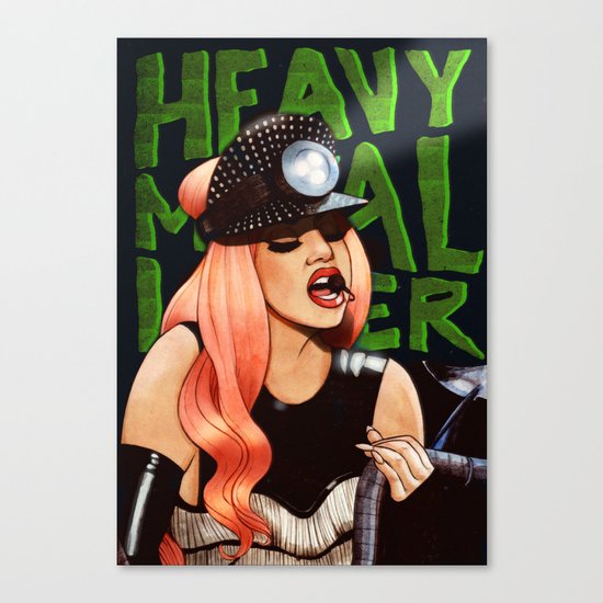 Heavy Metal Lover Canvas Print