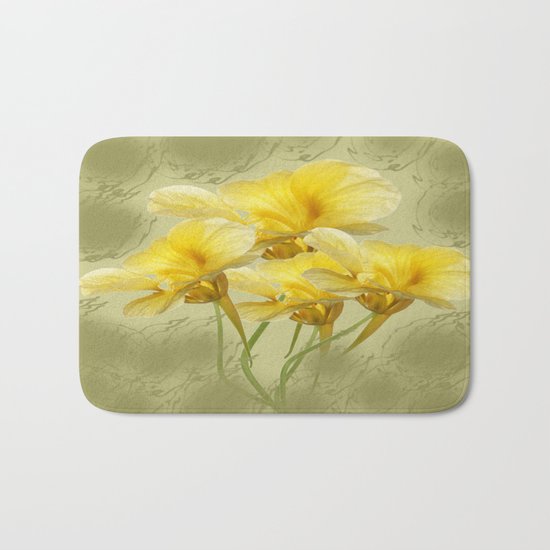 Summer Day Floral Bath Mat