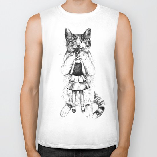 Big cat Biker Tank