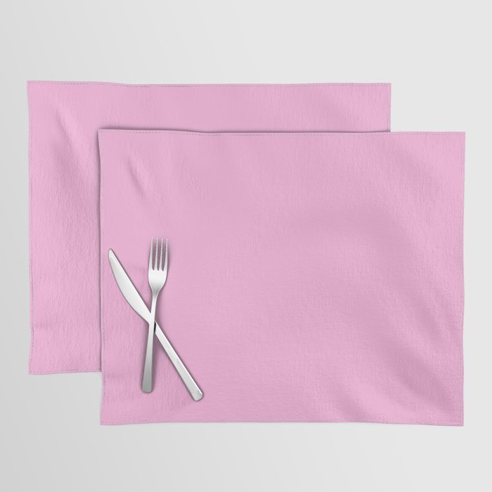Light Hot Pink Solid Color Placemat